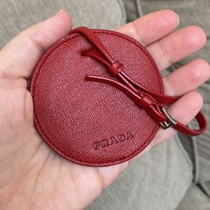Prada mirror bag charm